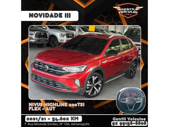 VOLKSWAGEN NIVUS 1.0 200 TSI TOTAL FLEX HIGHLINE AUTOMÁTICO VOLKSWAGEN NIVUS 1.0 200 TSI TOTAL FLEX HIGHLINE AUTOMÁTICO